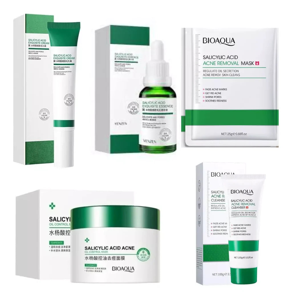Combo Bioaqua Antiacne Acido Salicilico X 5 unidades